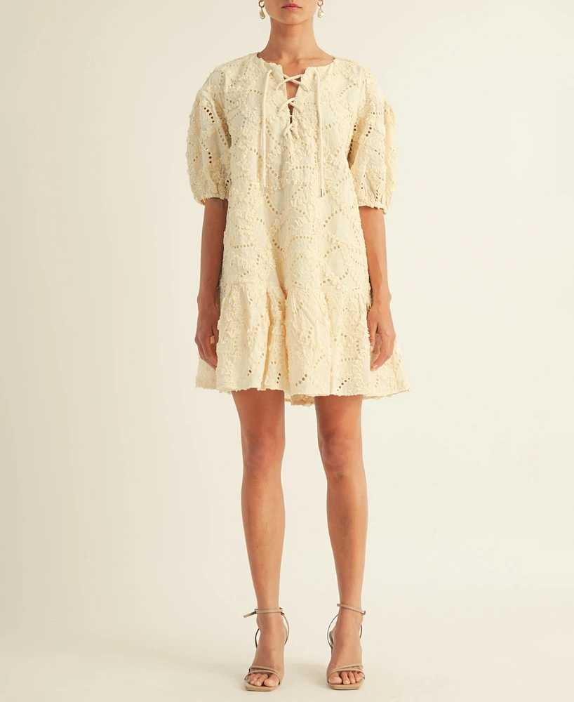 Arose Studio, Inc Women's Maia Cotton Short Dress