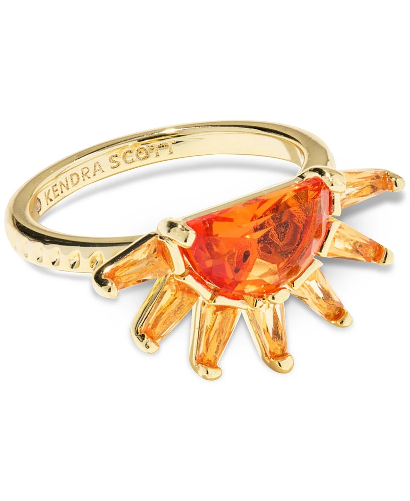 Kendra Scott Gold-Tone Samantha Sun Band Ring