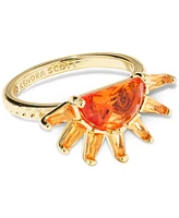 Kendra Scott Gold-Tone Samantha Sun Band Ring