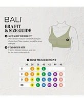 Bali Women's Comfort Revolution Modern Seamless Bralette Dfmsbr