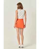 endless rose Women's Wide Single Pleat Skort