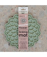 Enrichment Lick Mat: Sage Green Blooming Blossom