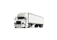 First Gear Dcp 1/64 Mack Anthem Sleeper Cab White w/ 53ft Box Trailer