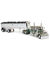 1/64 Kenworth W900L w/ Mac Dump Trailer D&D Hauling & Excavating Dcp