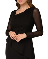Adrianna Papell Women's Asymmetric Sheath Dress
