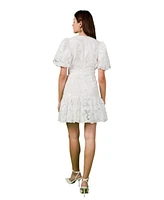 endless rose Women's Sequins Lace Mini Dress