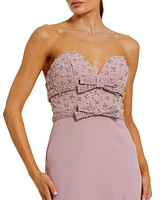 Mac Duggal Women's Strapless Sweetheart Crepe Gown
