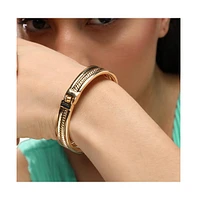 Sohi Women's Rope Open Bangle Bracelet