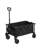 Mondawe Heavy Duty Folding Wagon with All-Terrain Wheels