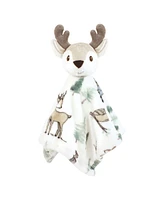 Hudson Baby Animal Face Security Blanket 3-Pack, Forest Animals, One Size