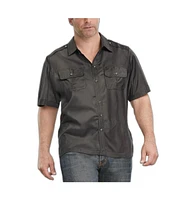 Boulder Creek Men's by KingSize Short-Sleeve Pilot Shirt