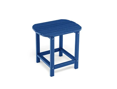 Weather Resistant Side Table for Patio Garden or Yard Outdoor Accent Table