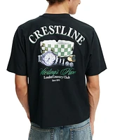 Cotton On Men's Cropped Graphic T-Shirt