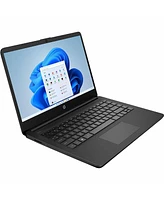 Hp 14-dq3110nr 14" Hd Laptop, Intel Celeron N4500 1.1GHz, 4GB Ram, 64GB eMMC, Windows 11 Home S Mode, Jet Black