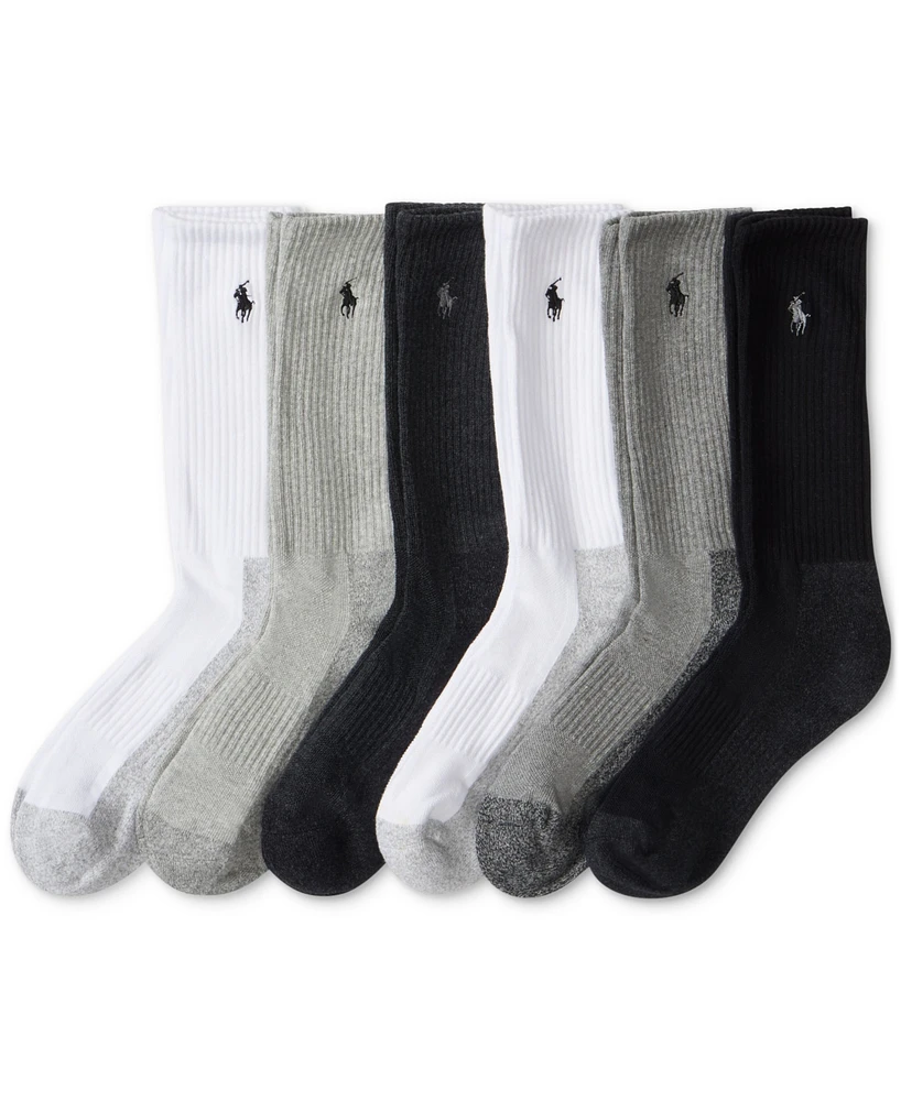 Polo Ralph Lauren Men's 6-Pk. Performance Crew Socks