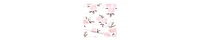 Hudson Baby Baby Girls Hudson Plush Faux Fur Swaddle Wrap, Neutral Pink Floral, 0-3 Months