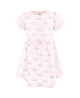 Hudson Baby Girls Cotton Dresses, Pink Fairytale Princess