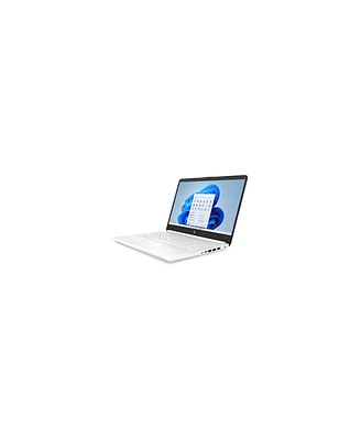 Hp 14-dq3120nr 14" Hd Laptop, Intel Celeron N4500 1.1GHz, 4GB Ram, 64GB eMMC, Windows 11 Home S Mode, Snowflake White