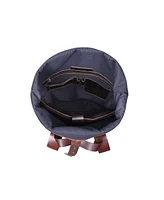 Trailblazer Luxe Leather Backpack with Leather Wallet Combo