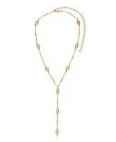 Ettika Oval Dome Lariat Necklace