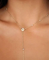 Ettika Santorini Shell Lariat Necklace