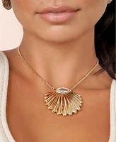 Ettika Scallop Crystal Necklace