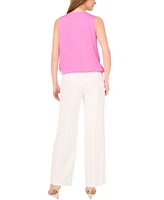Vince Camuto Women's Faux-Wrap Sleeveless Top