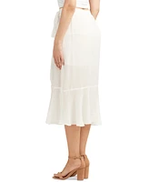 Bcx Juniors' Gauzy Side-Tie Tulip-Hem Skirt