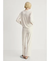 Mango Women's 2-Piece Plain Cotton Pajama Set