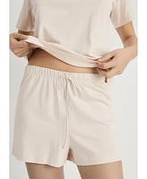 Mango Women's 2-Piece Short Cotton Pajama Set