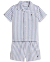 Polo Ralph Lauren Baby Boys Cotton Oxford Short Set