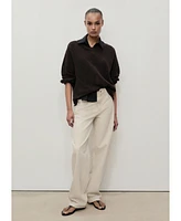 Mango Women's High-Rise Balloon Jeans