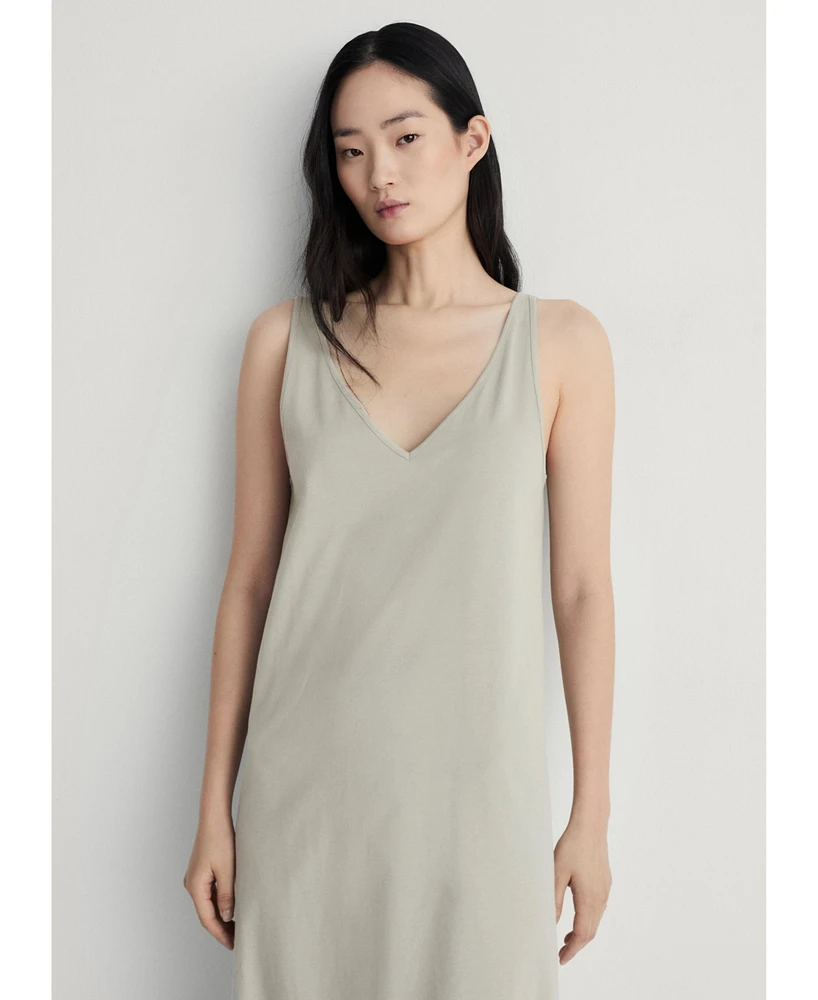 Mango Women's Cotton Soft Finish Dress