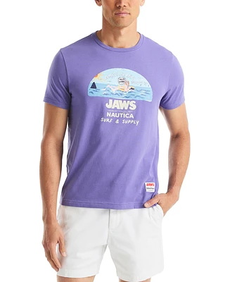 Jaws x Nautica Men's Classic-Fit Graphic T-Shirt