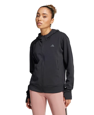 adidas Women's Designed For Training Full-Zip Hoodie Sweatshirt