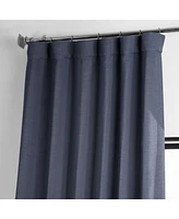 Half Price Drapes Wild Blue Textured Bellino Room Darkening Curtain