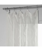 Half Price Drapes Avignon Vine Floral Patterned Faux Linen Sheer Curtain