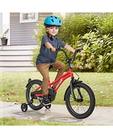 Bicycle for Kids with Adjustable Seat Bell and Reflectors for Visibility