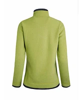 Weird Fish Women's Beye Long Sleeve 1/4 Zip Grid Fleece