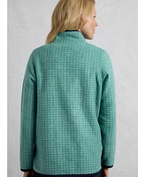 Weird Fish Women's Tilly Long Sleeve 1/4 Zip Grid Fleece