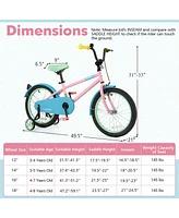 Kids Bicycle with Adjustable Handlebar Seat for Comfort Growth
