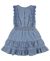 abercrombie kids Girls Smocked Waist Tiered Dress