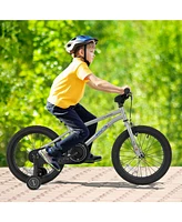 Kids Bike Bicycle for Boys Girls 4-8 with High Carbon Steel Frame