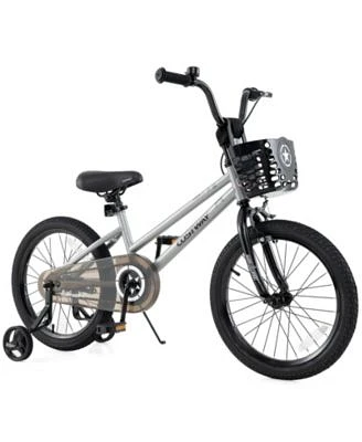 Kids Bike with Adjustable Seat Transparent Chain Cover