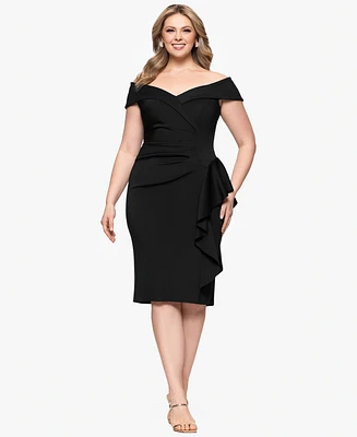 Xscape Plus Sweetheart-Neckline Sheath Dress