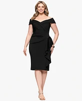 Xscape Plus Sweetheart-Neckline Sheath Dress