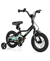 Kids Bike with Adjustable Seat and Low-Step Frame for Easy Mounting