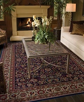Oriental Weavers Ariana 113B Sarouk Navy Area Rug 4' x 6'