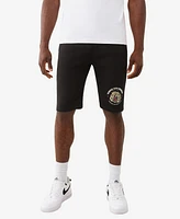 True Religion Men's Tiger Face Fleece Shorts