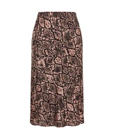 City Chic Plus Size Kyra Slip Midi Skirt